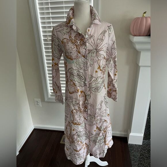 Las Surenas x Tuckernuck Amor Green tunic dress size small - Picture 6 of 17